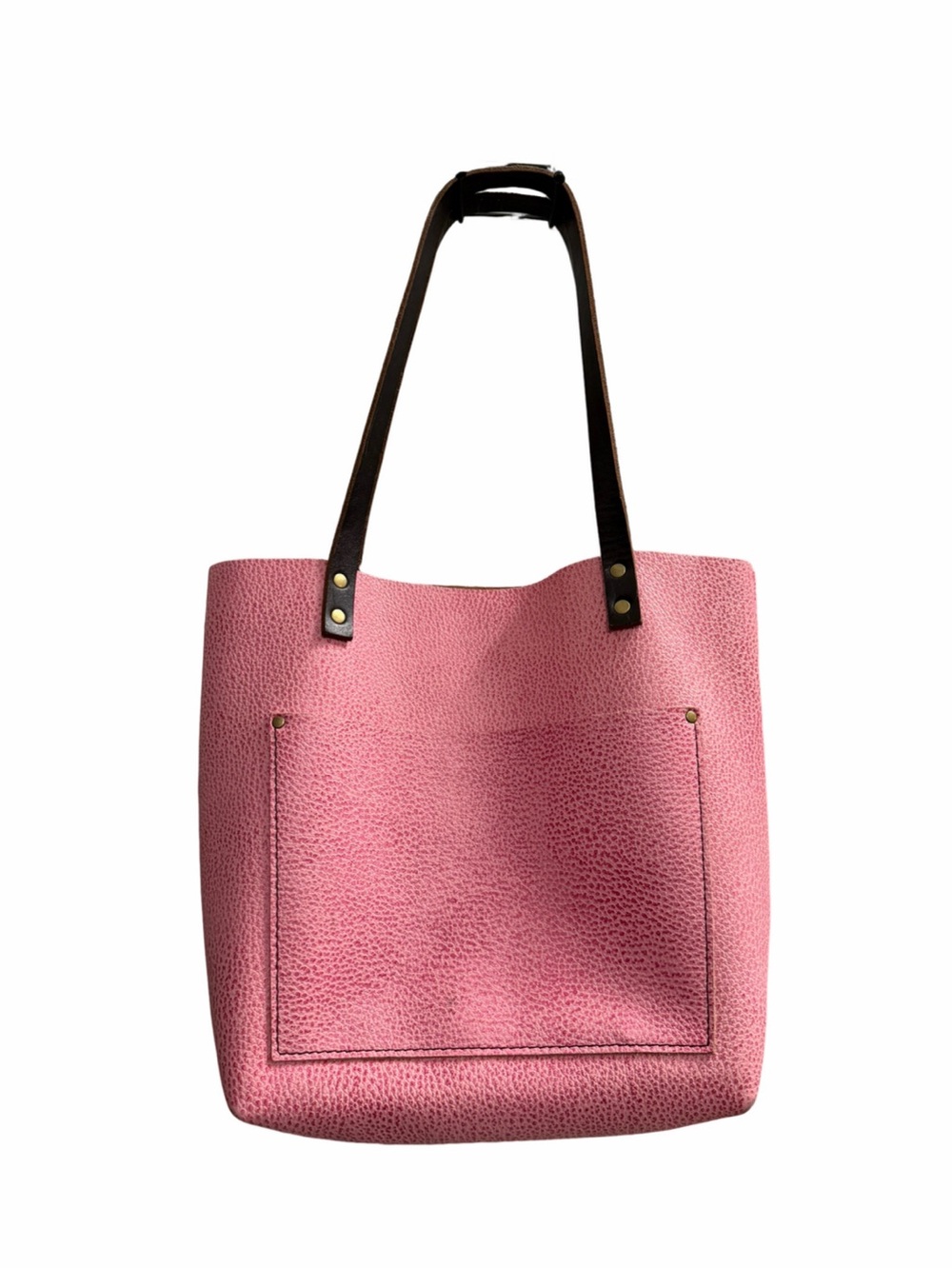 PORTLAND LEATHER LEATHER TOTE BAG BY PORTLAND LEATHER
Pink Large